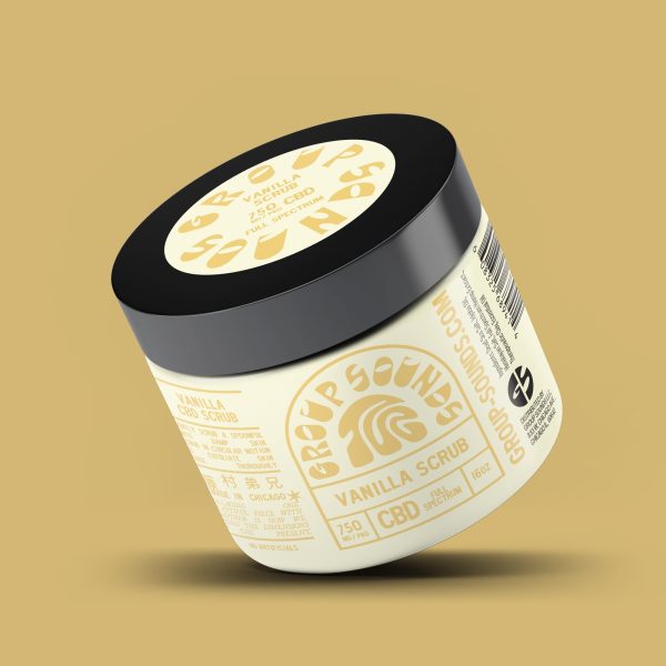750mg Full Spectrum CBD Vanilla Scrub