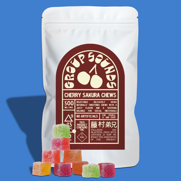500mg D9 Cherry Sakura Gummy Chews